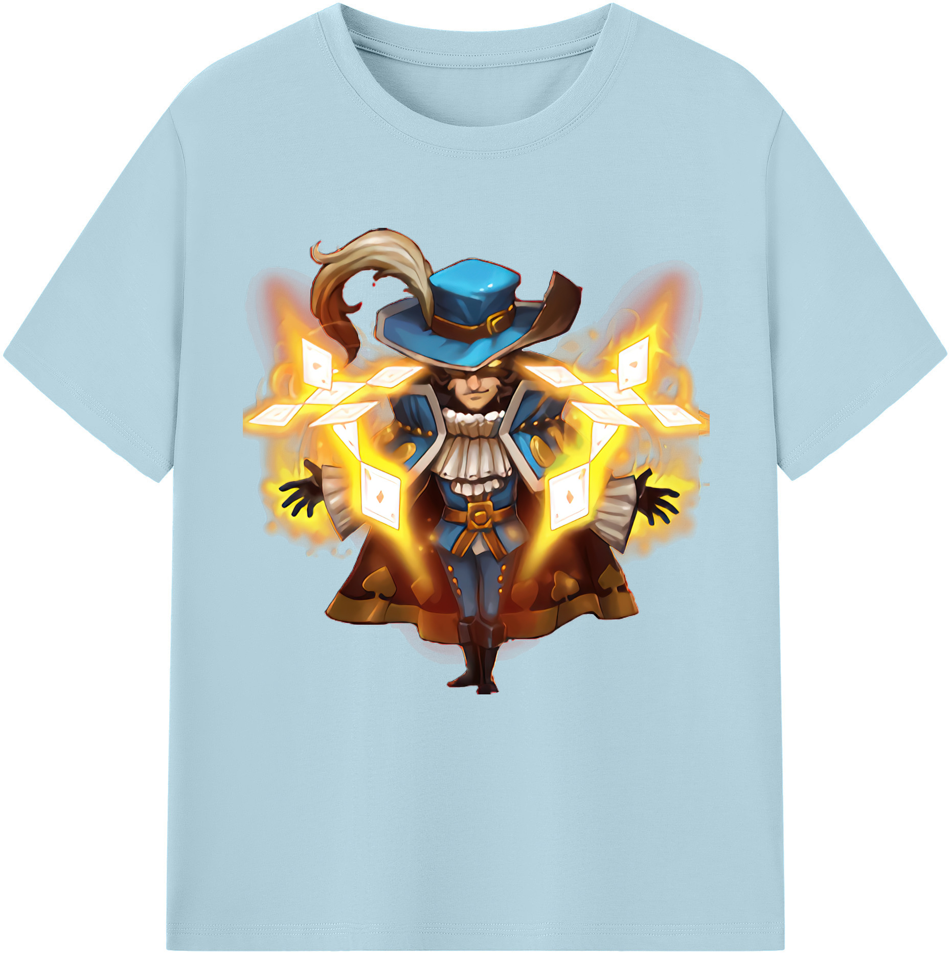 リーグ・オブ・レジェンド League of Legends LOL 綿100％半袖Tシャツ（フロントプリント）